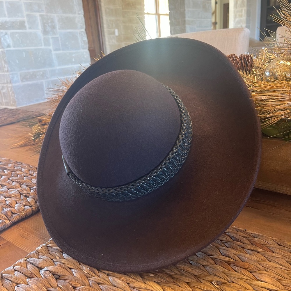 Dasha Premium 100 Percent Wool Hat Dallas Made in USA Western Fashion Woven Band